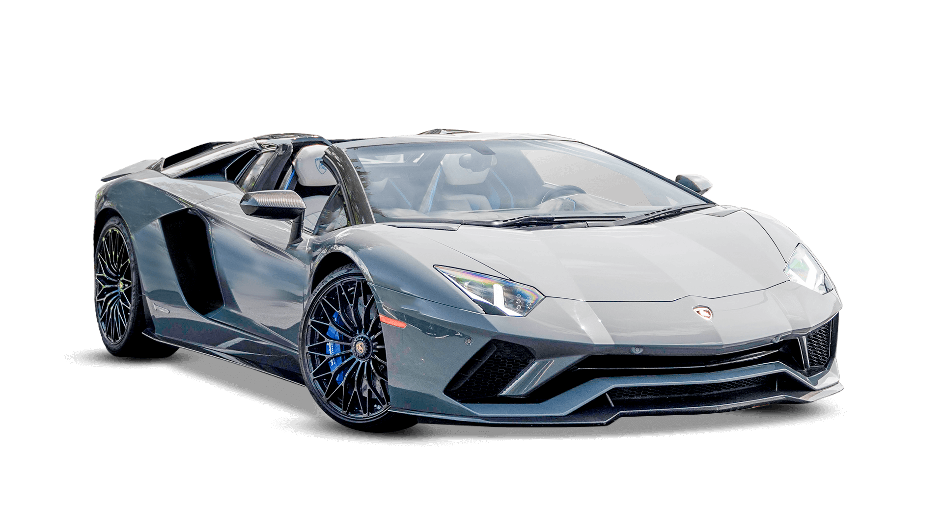 Lamborghini Aventador S Roadster Gray in Miami