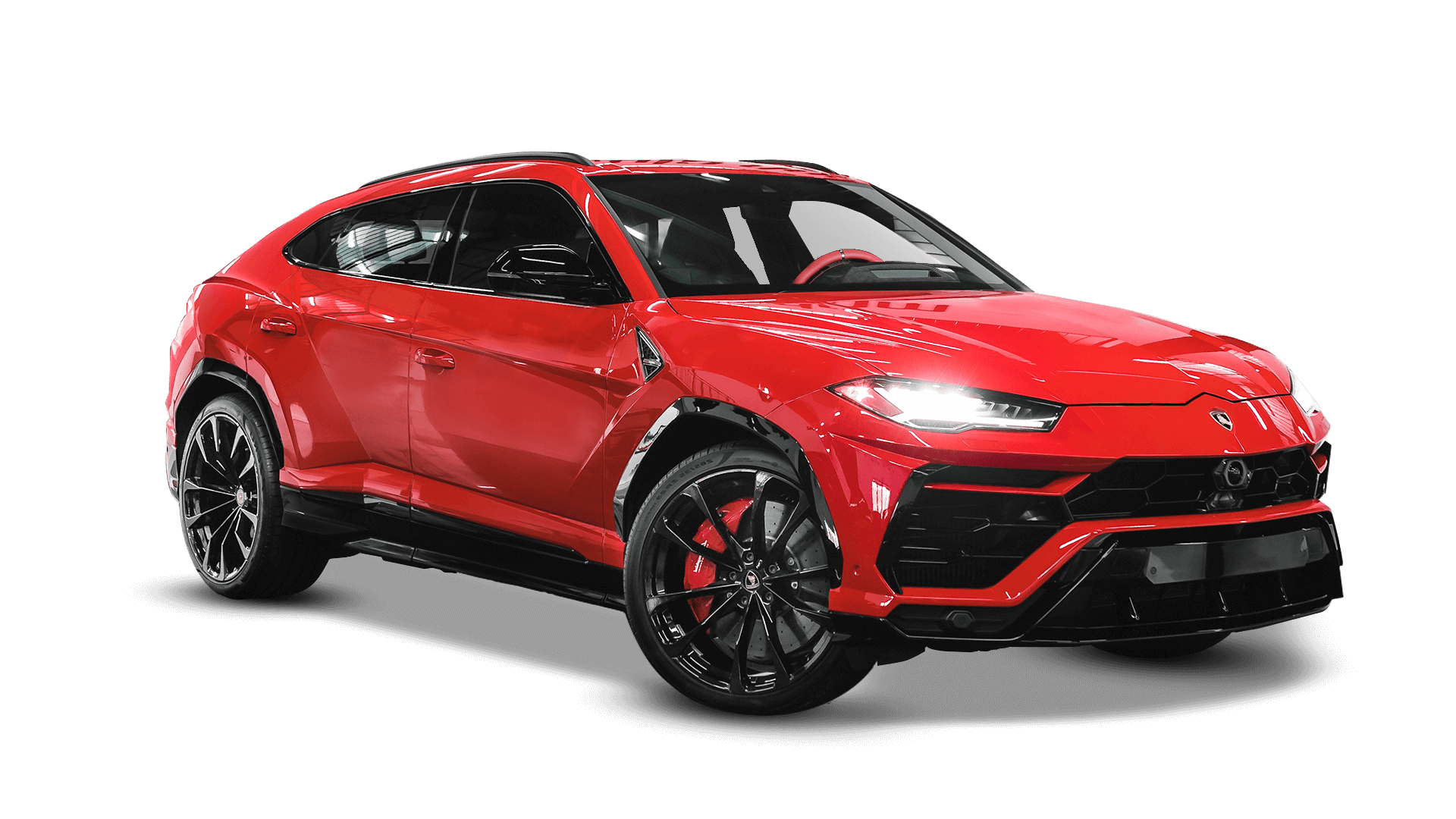 Lamborghini Urus Red in Miami